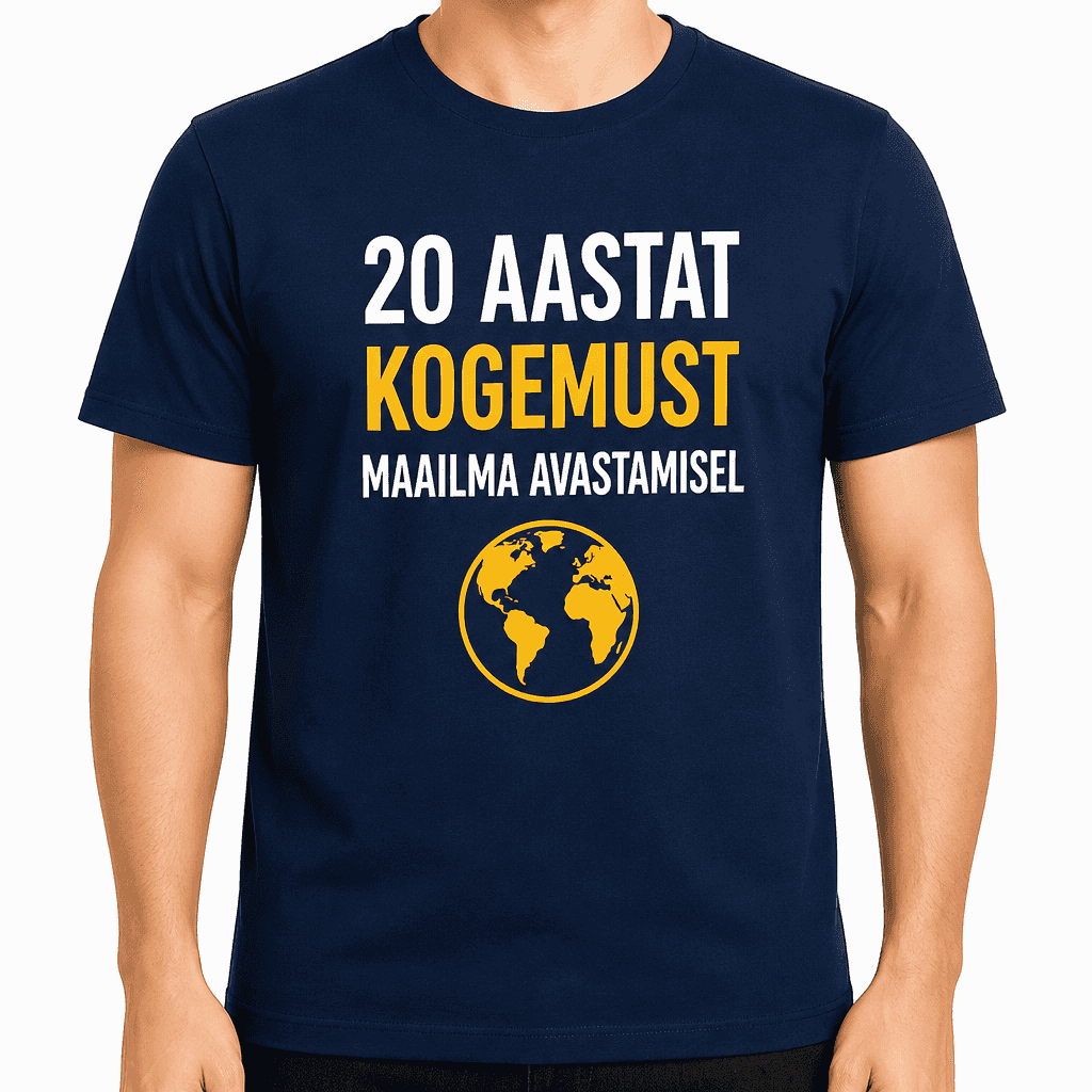 T-särk 20. sünnipäevaks – 20 aastat kogemust maailma avastamisel