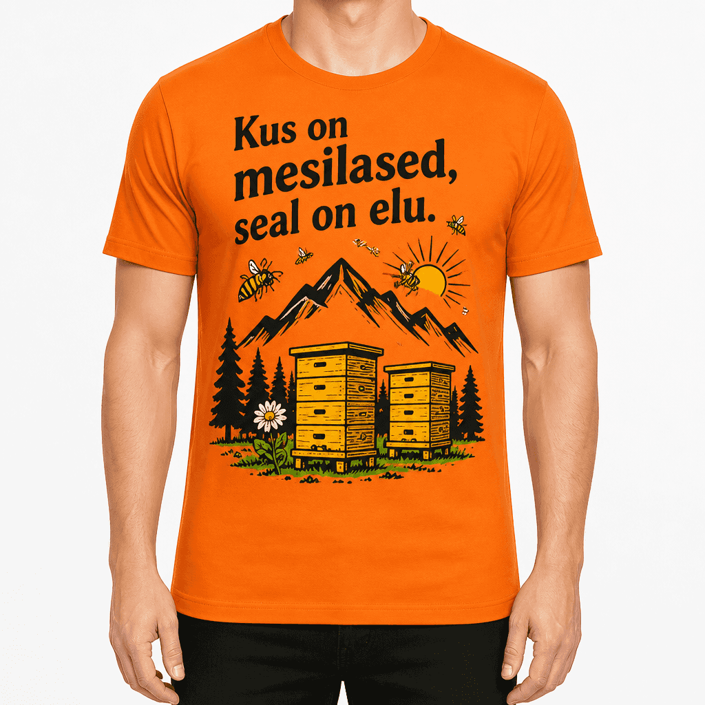 Mesiniku T-särk – Kus on mesilased, seal on elu.