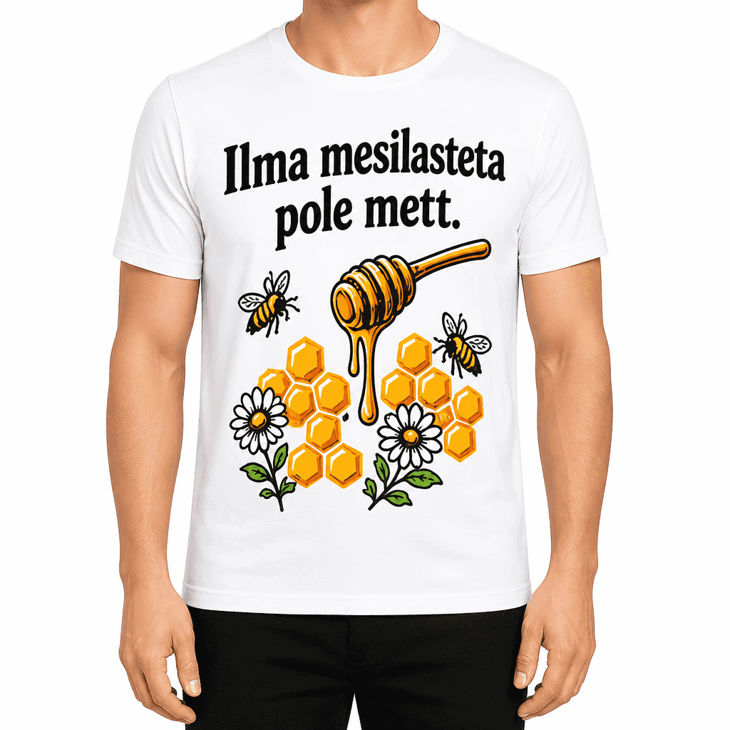 Mesiniku T-särk – Ilma mesilasteta pole mett.