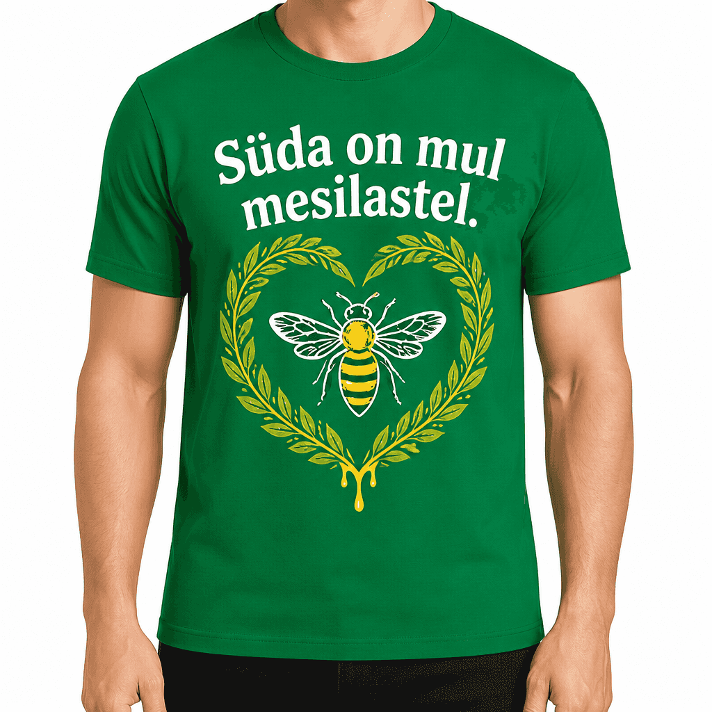 Mesiniku T-särk – Süda on mul mesilastel.