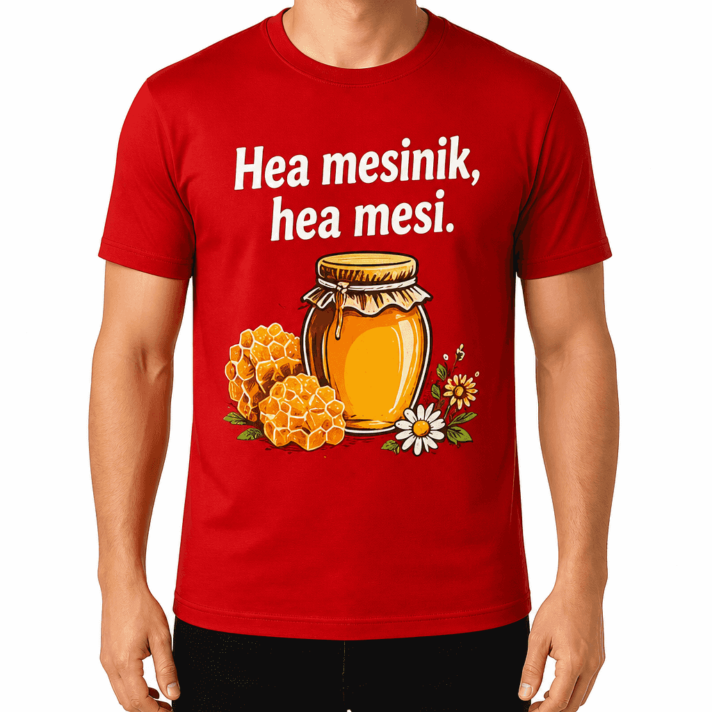 Mesiniku T-särk – Hea mesinik, hea mesi.