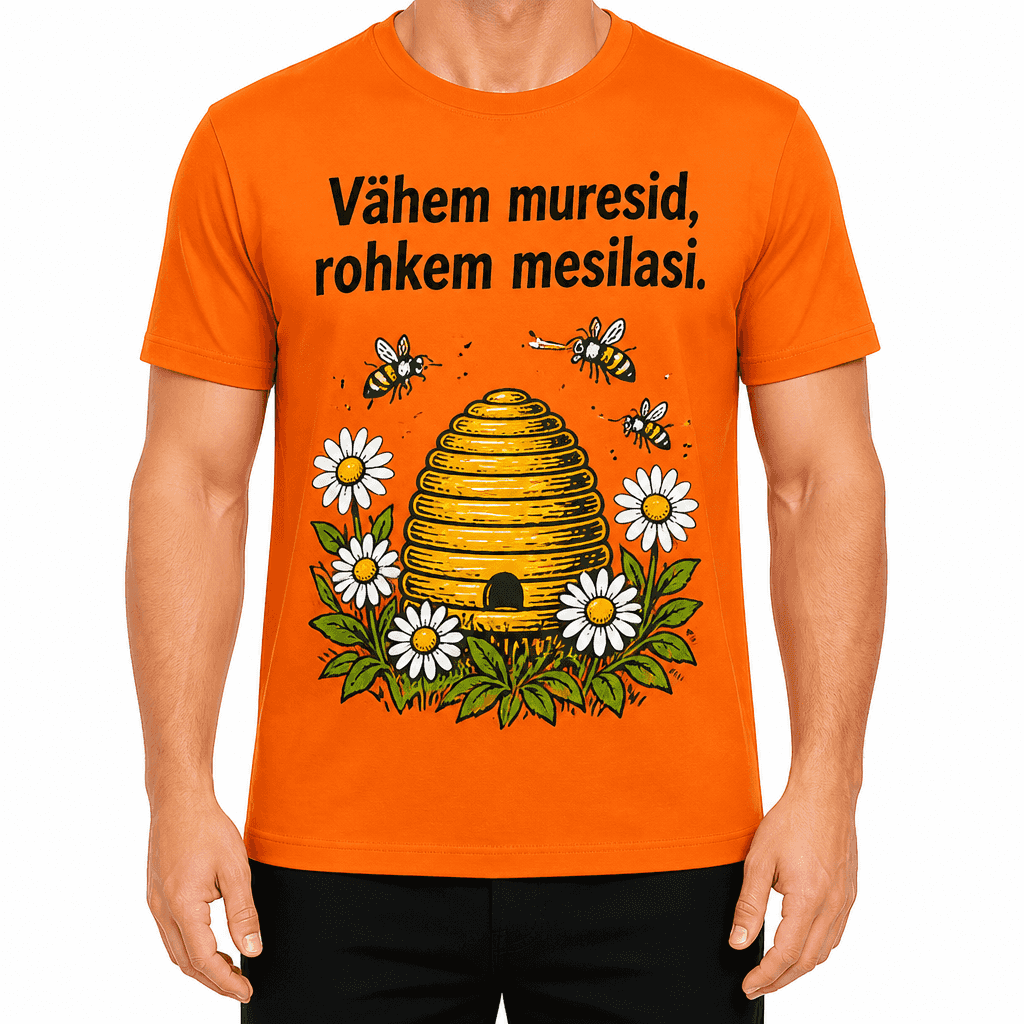 Mesiniku T-särk – Vähem muresid, rohkem mesilasi.