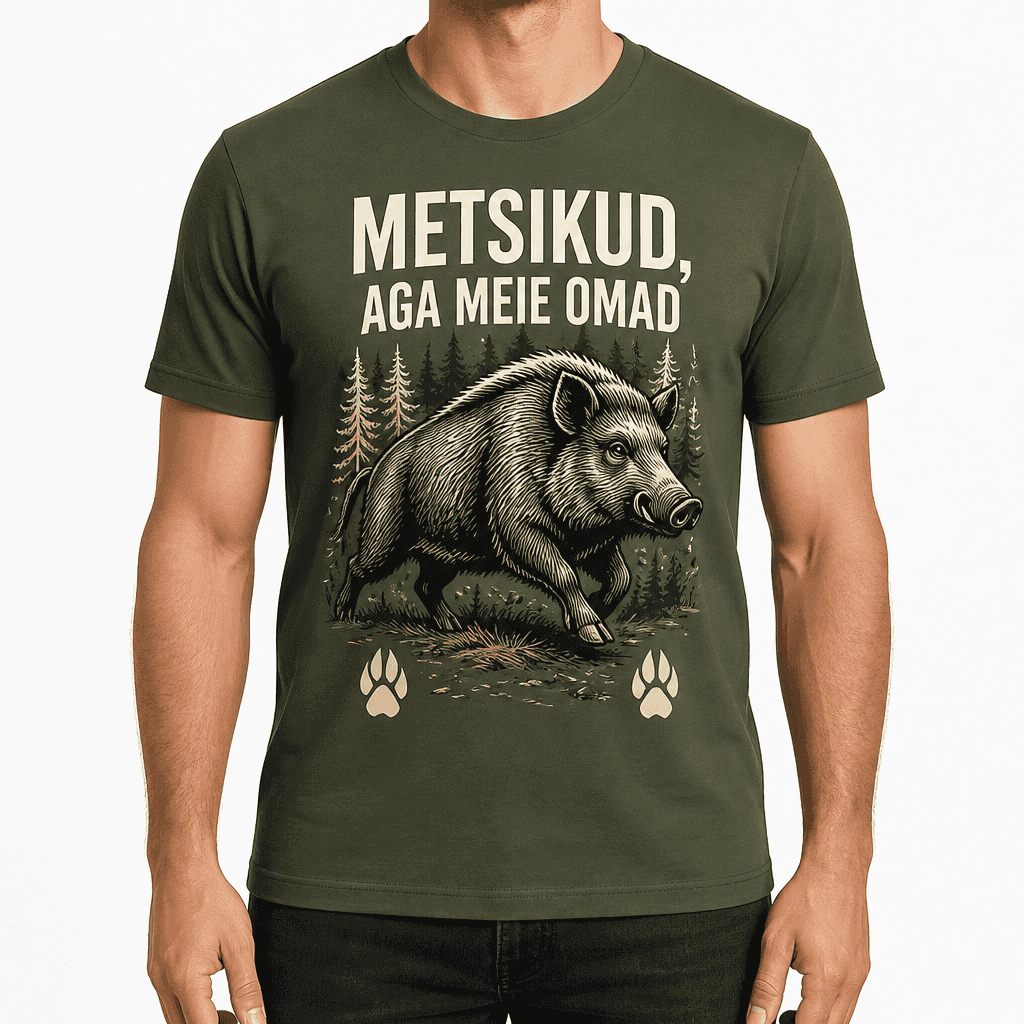 Jahimehe T-särk – Metsikud, aga meie omad