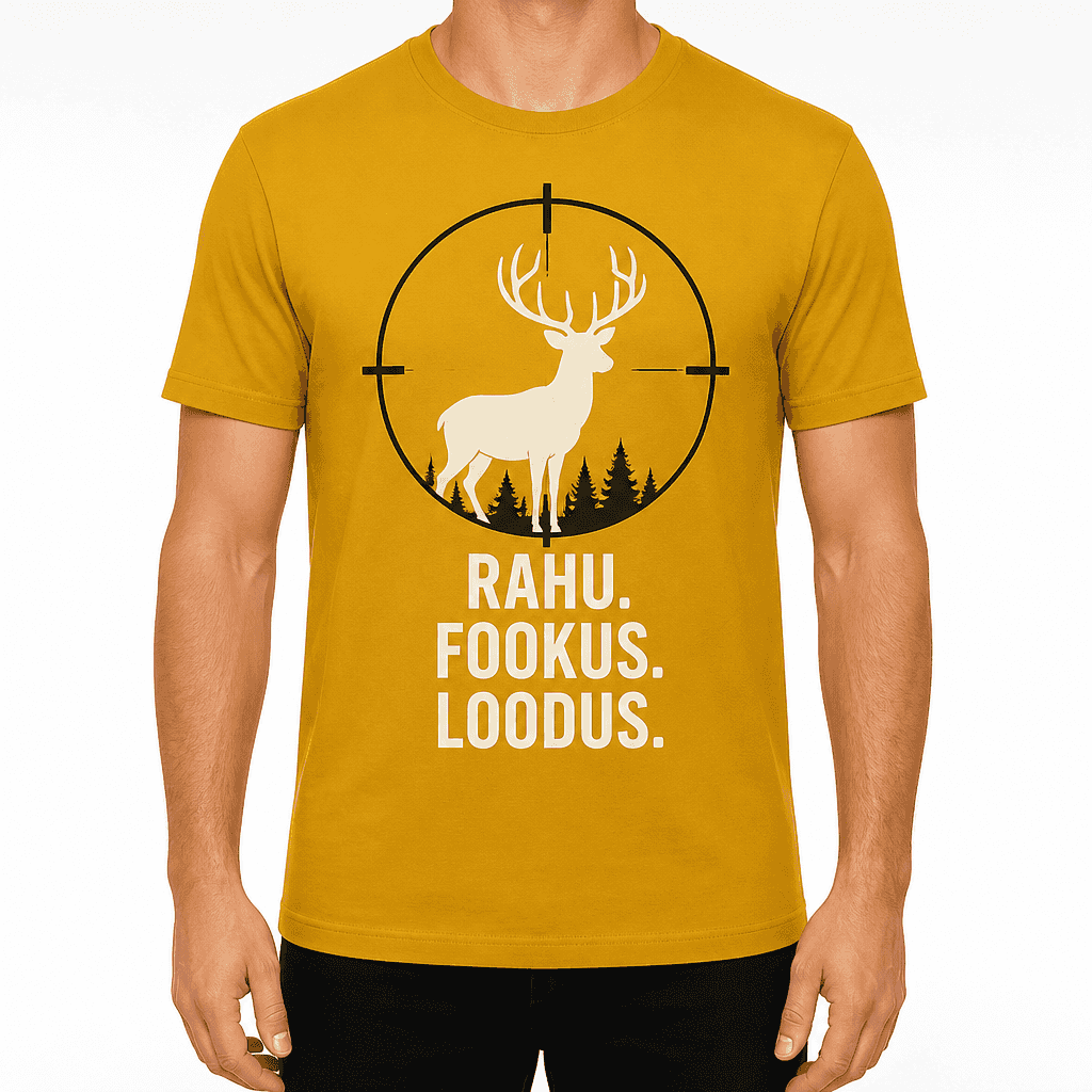 Jahimehe T-särk – Rahu. Fookus. Loodus.