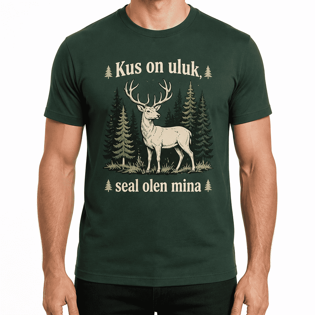 Jahimehe T-särk – Kus on uluk, seal olen mina