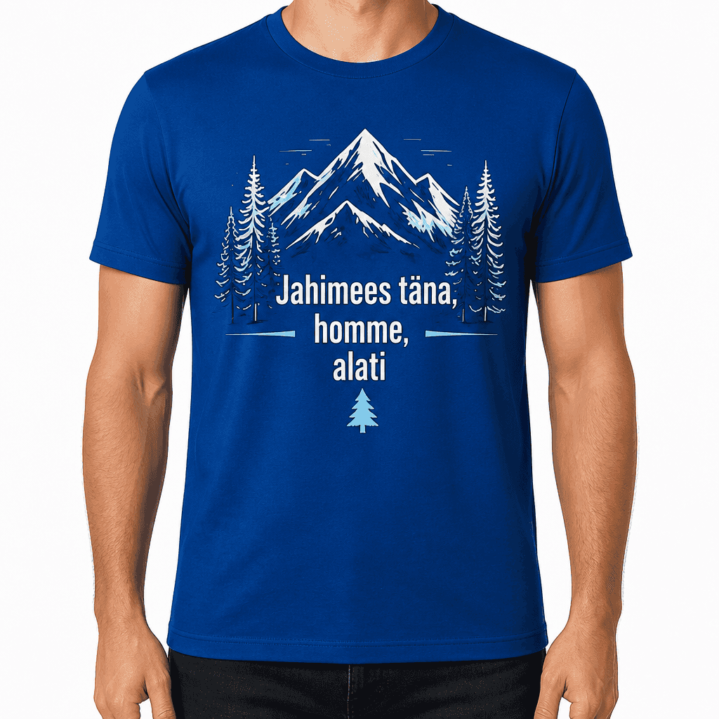 Jahimehe T-särk – Jahimees täna, homme, alati