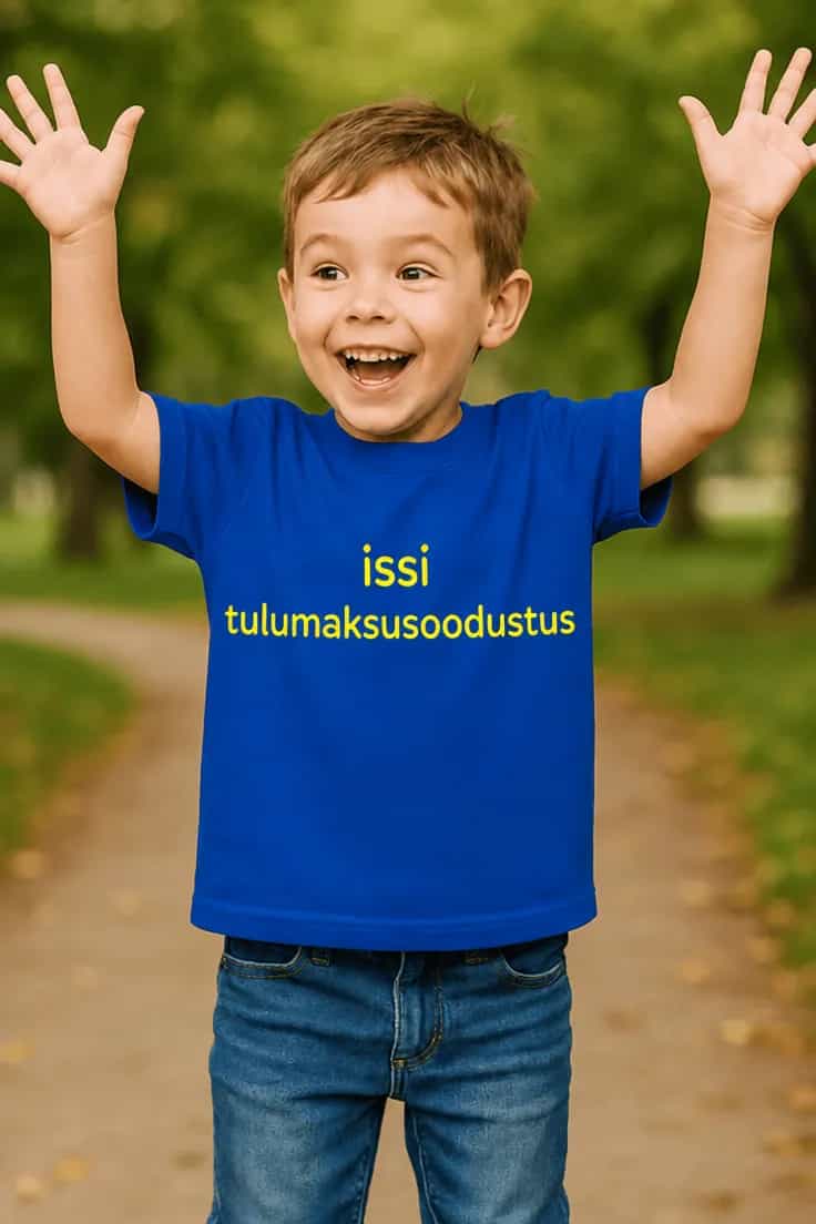 Laste T-särk Issi maksusoodustus