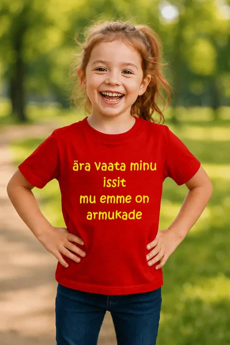 Laste T-särk Ära vaata issit