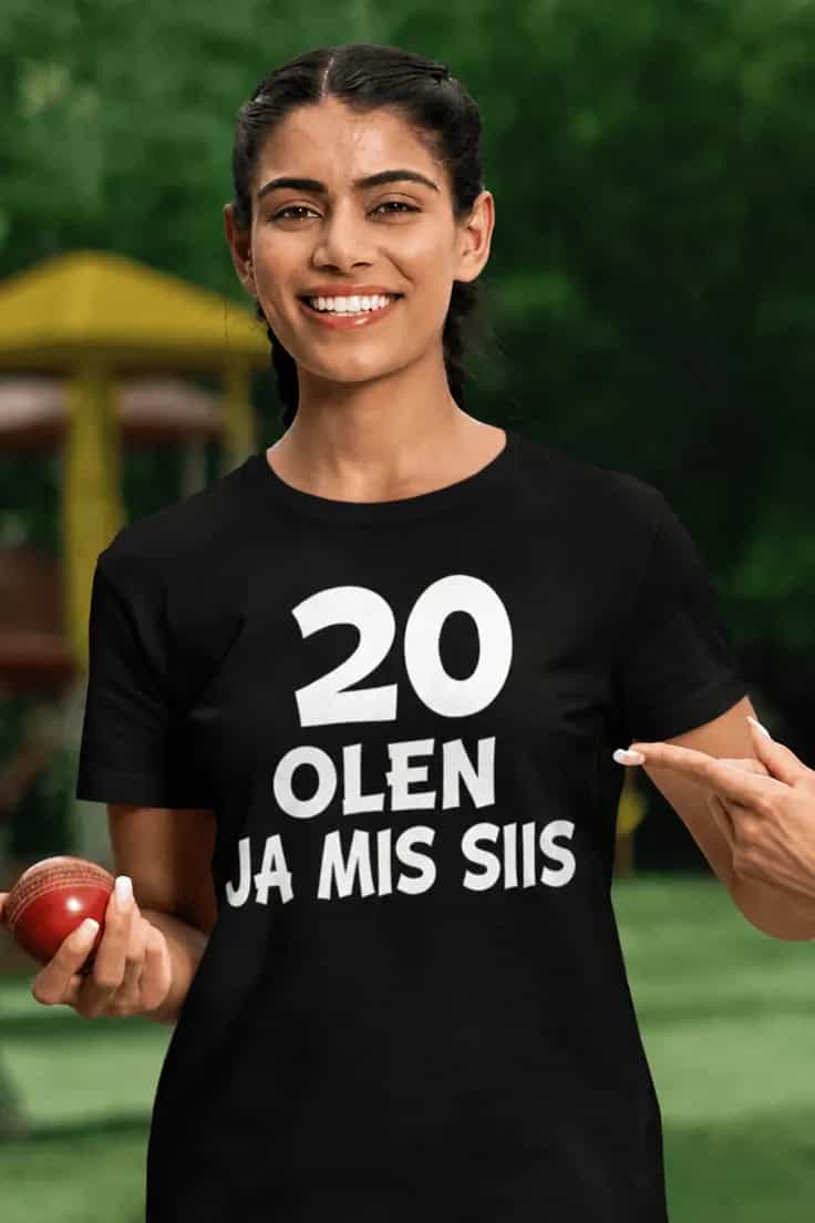 Naljakas T-särk 20 ja mis siis