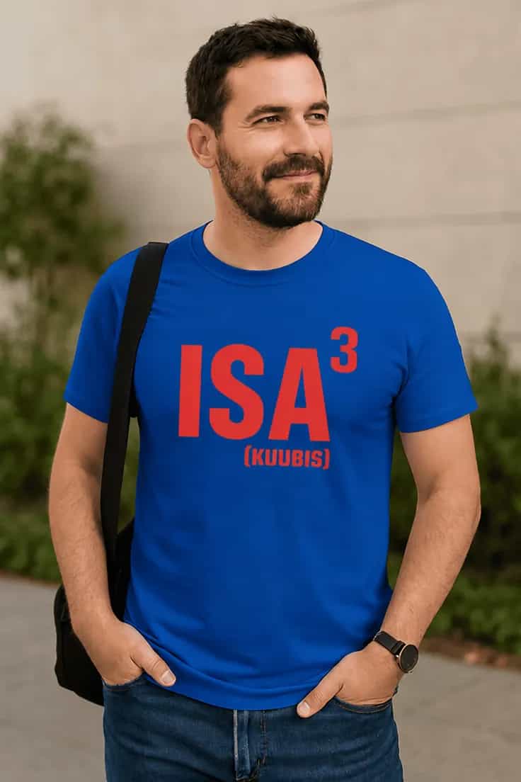 Naljakas T-särk Isa kuubis – ISA³ (KUUBIS)