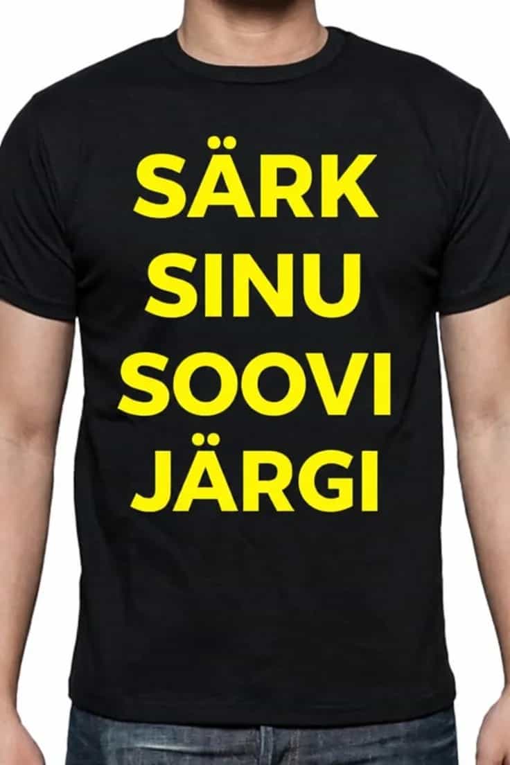 Naljakas T-särk oma sooviga