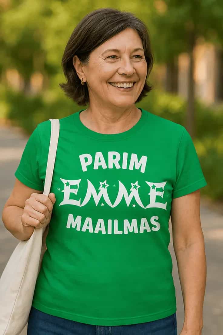 Naljakas T-särk Parim emme maailmas | PARIM EMME