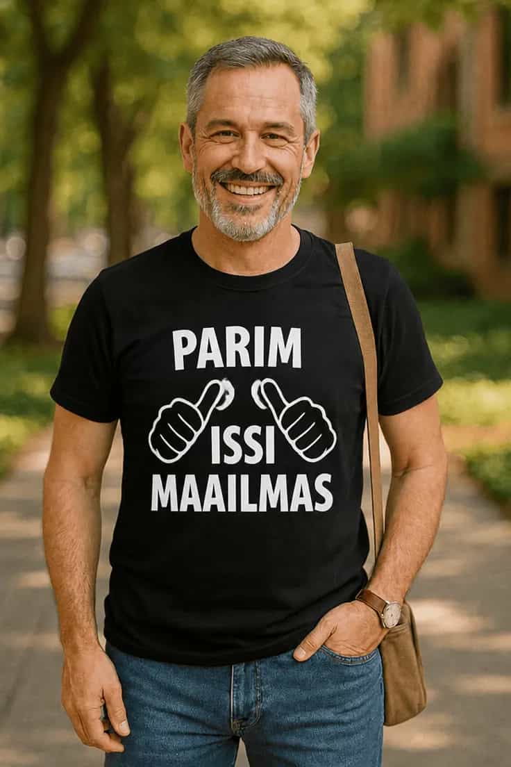 Naljakas T-särk Parim issi maailmas