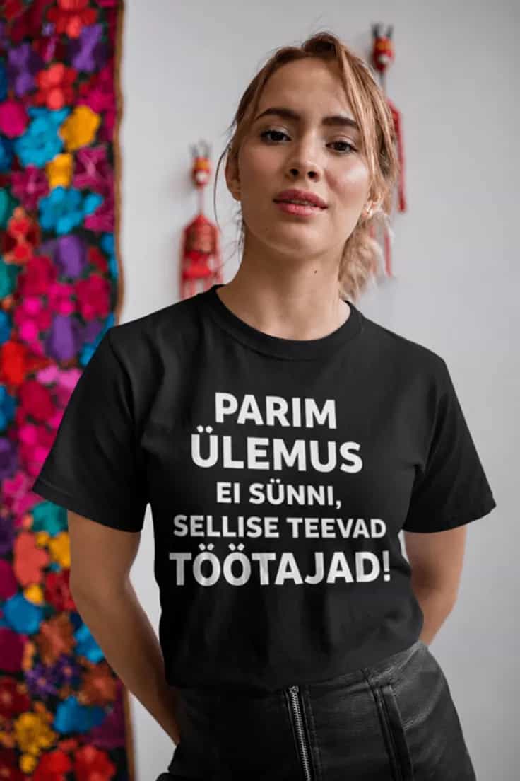 Naljakas T-särk parim ülemus – PARIM ÜLEMUS