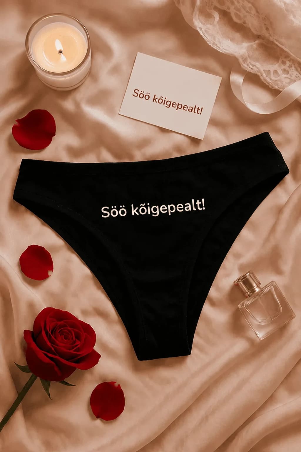 Naiste aluspüksid „Söö kõigepealt!“
