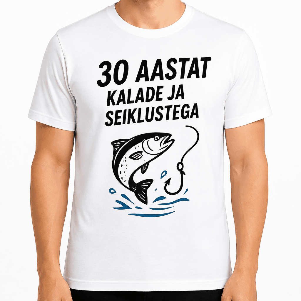 T-särk 30. sünnipäevaks – 30 aastat kalade ja seiklustega