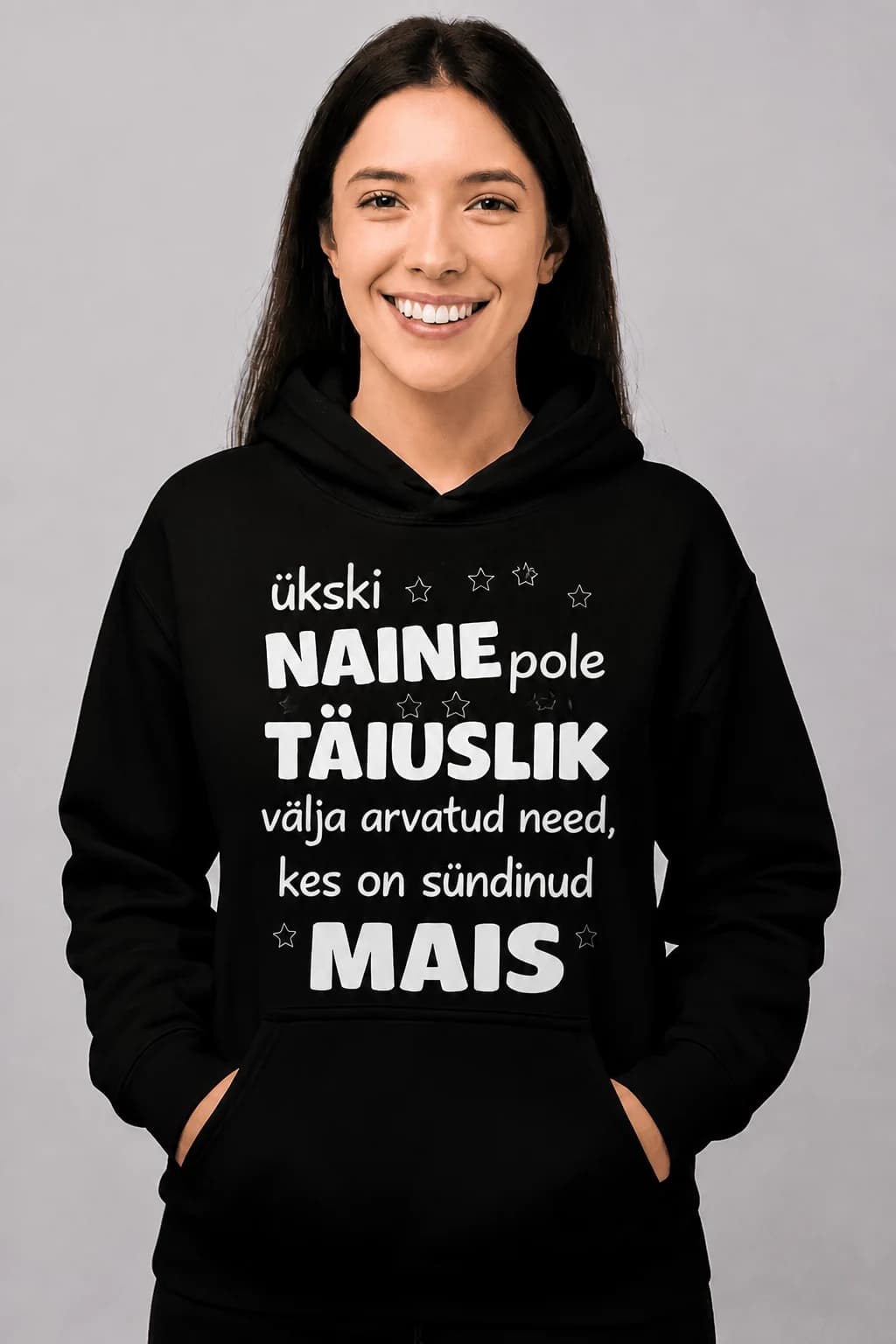 Naiste kapuutsiga pusa „Ükski naine pole täiuslik“