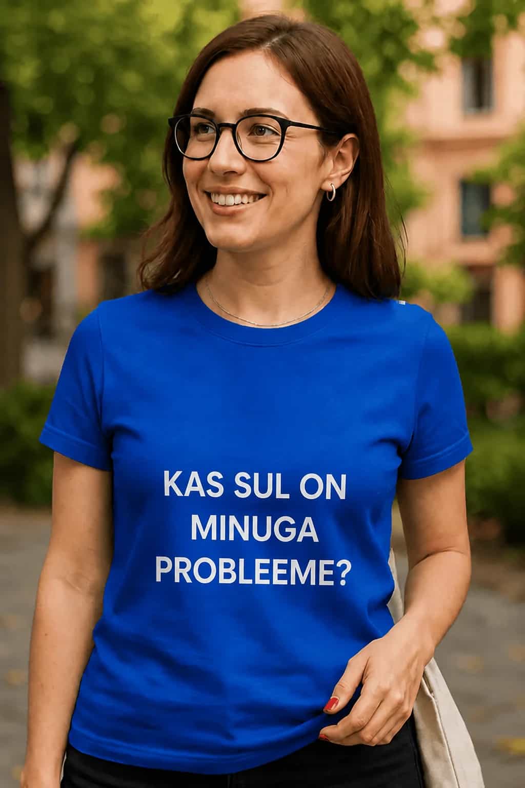 Naljakas T-särk „Kas sul on probleeme?“