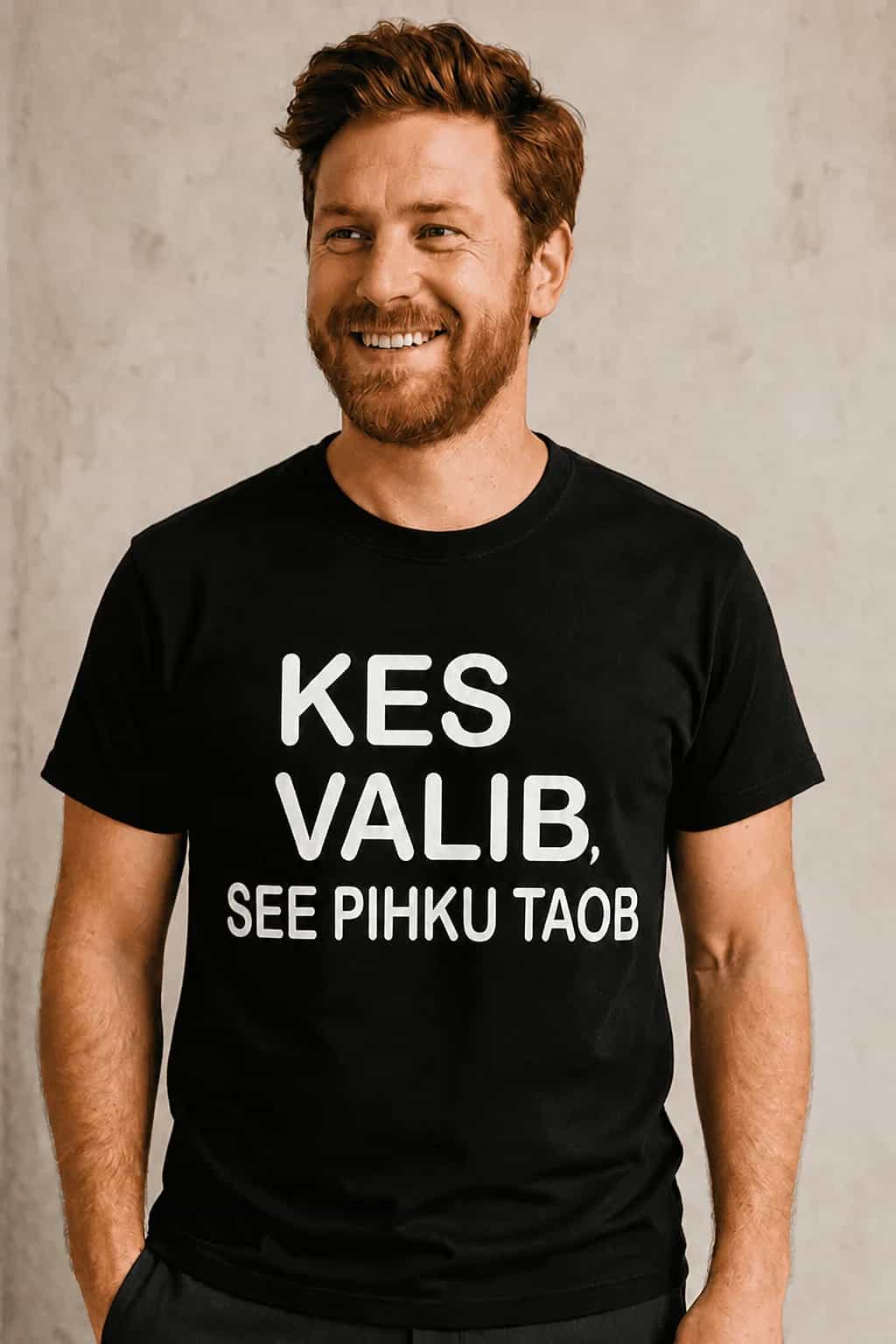 Naljakas T-särk „Kes valib, see pihku taob“