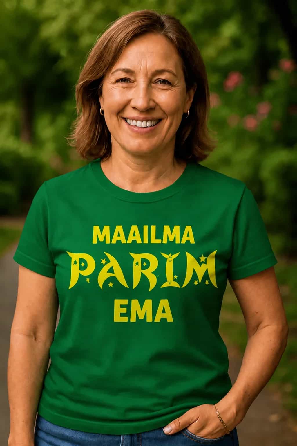 T-särk „Maailma parim ema“ nimega