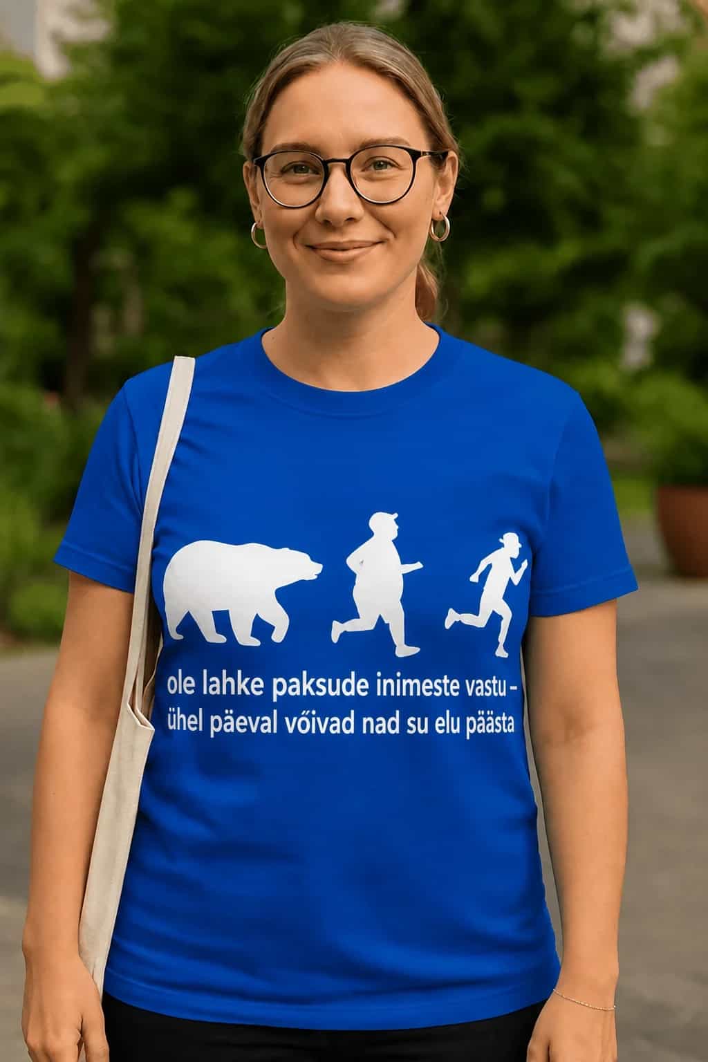 Naljakas T-särk „Ole lahke paksude vastu“