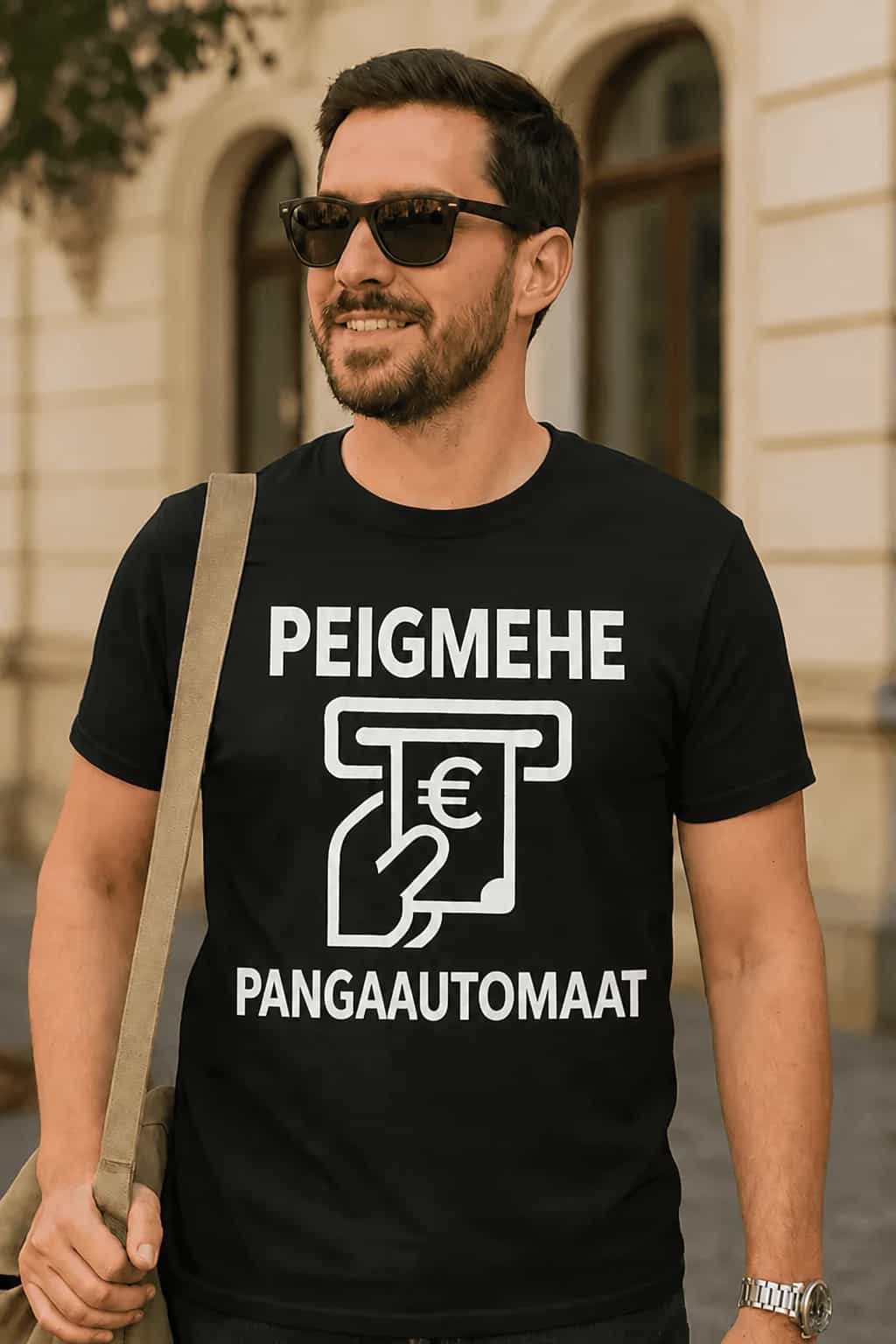 T-särk poissmeesteõhtuks „Peigmehe pangaautomaat“