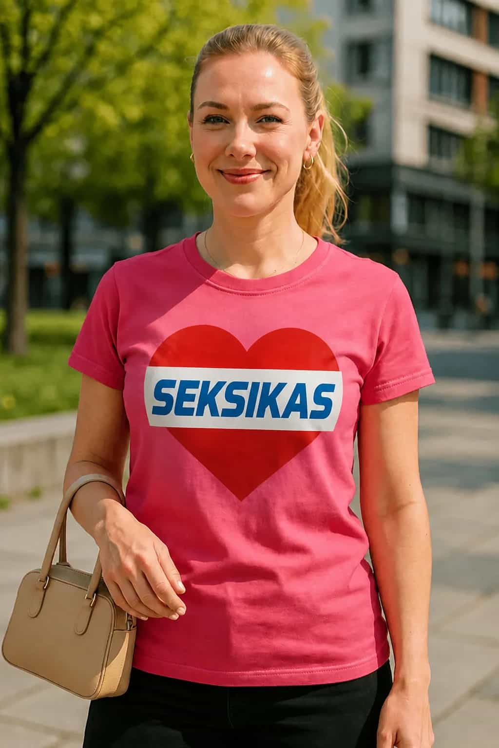 Naljakas T-särk „Seksikas“
