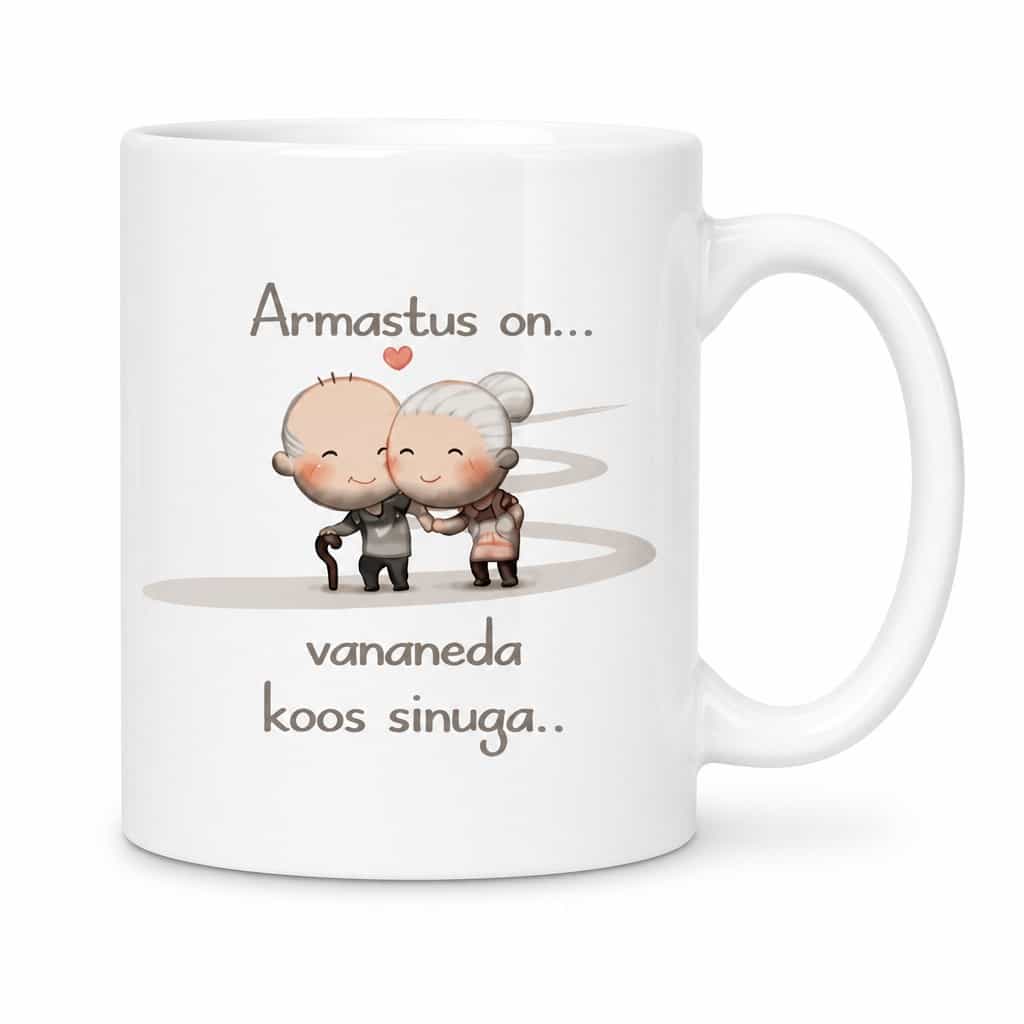 Naljakas kruus Armastus on koos sinuga