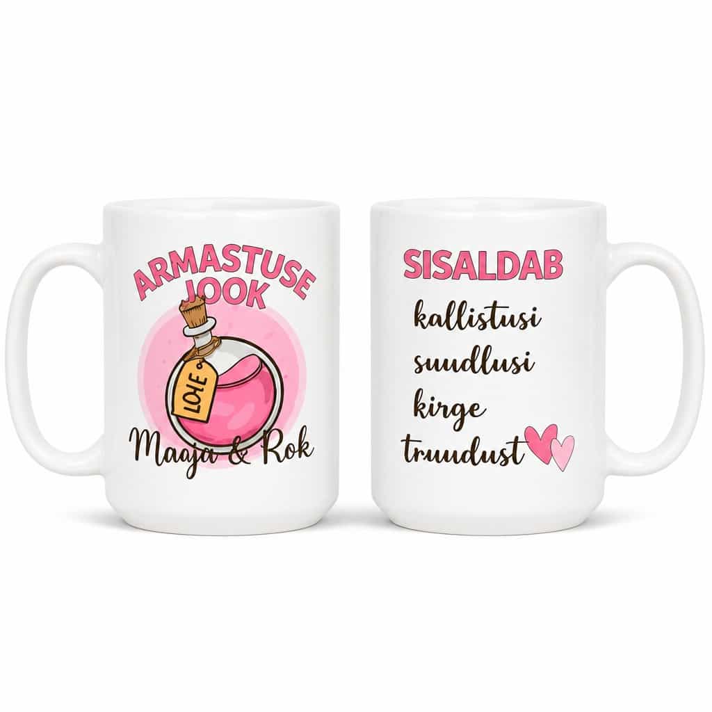 Naljakas kruus Armastusjook nimega – ARMASTUSE JOOK