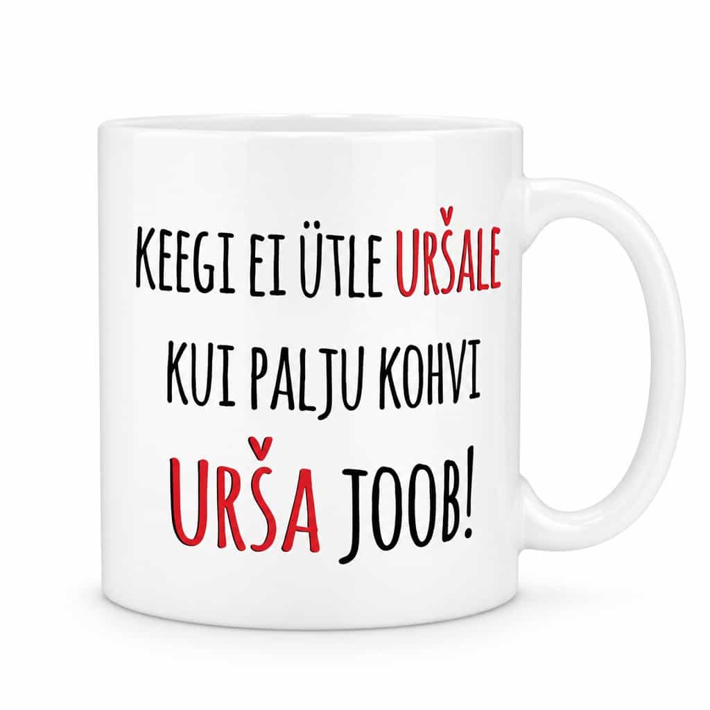 Naljakas kruus kohvijoojale nimega – KEEGI EI ÜTLE