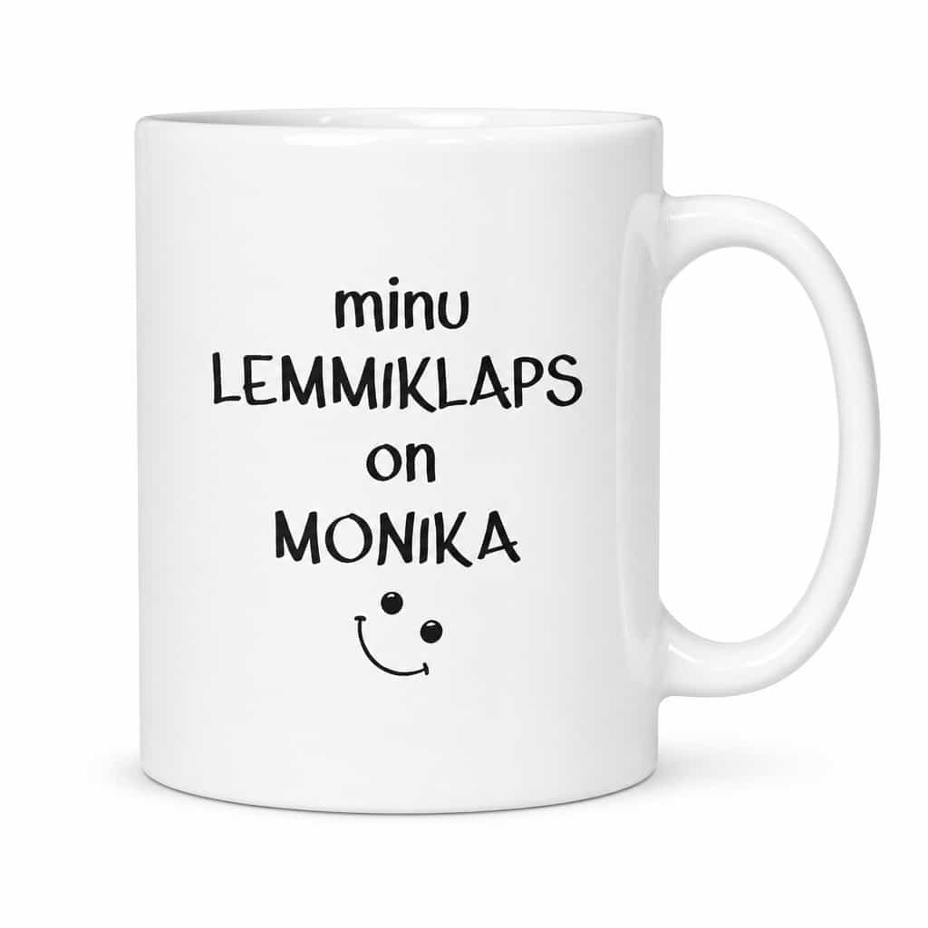 Naljakas kruus lemmiklaps nimega – Monika