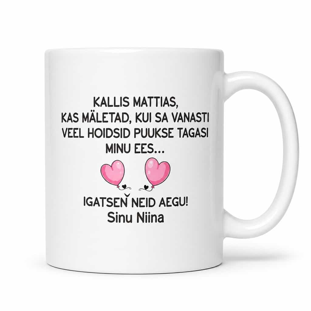 Naljakas kruus puuksude kohta nimega – KALLIS MATTIAS,