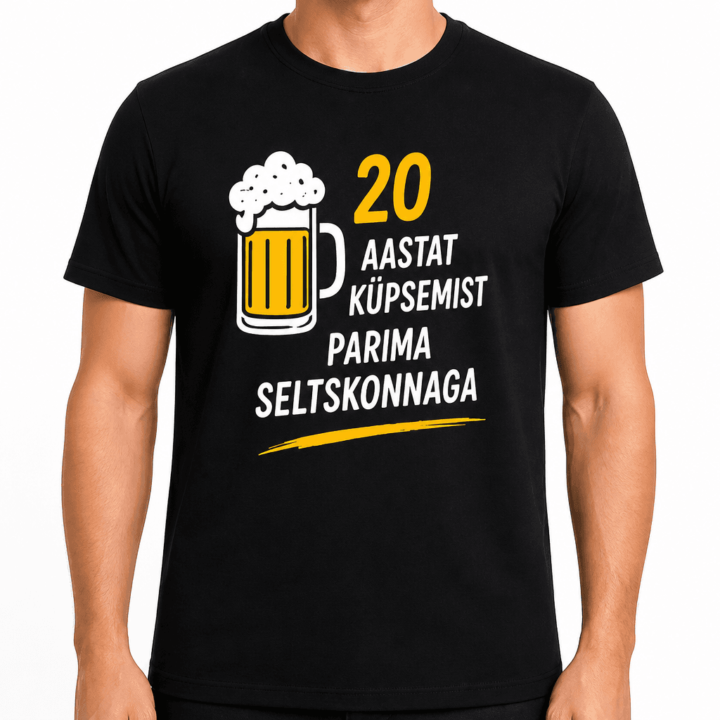 T-särk 20. sünnipäevaks – 20 aastat küpsemist parima seltskonnaga