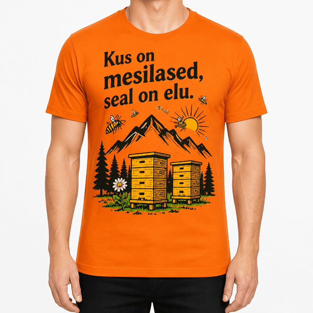 Mesiniku T-särk – Kus on mesilased, seal on elu.