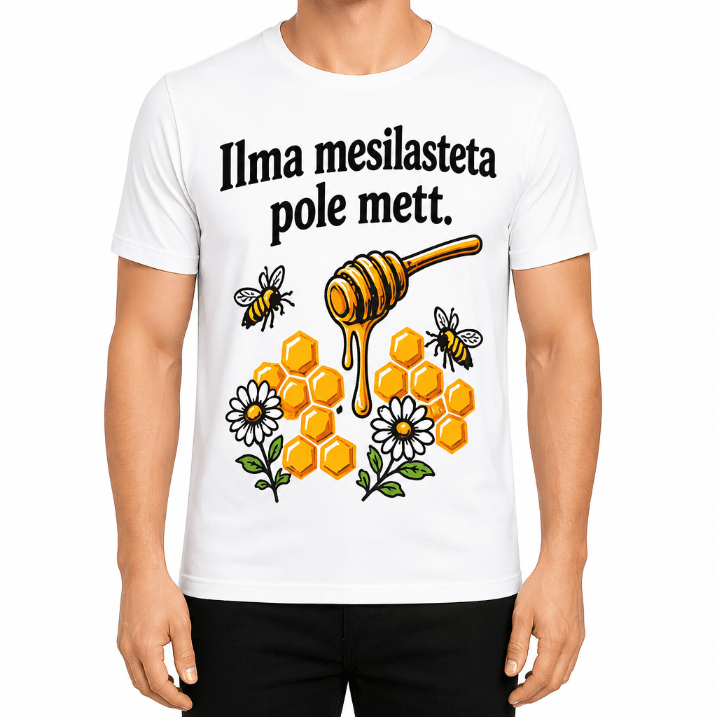 Mesiniku T-särk – Ilma mesilasteta pole mett.
