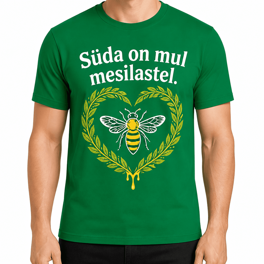 Mesiniku T-särk – Süda on mul mesilastel.