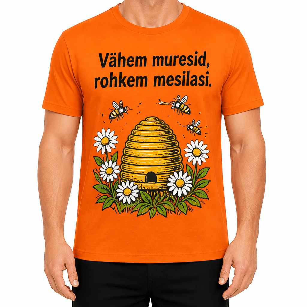 Mesiniku T-särk – Vähem muresid, rohkem mesilasi.