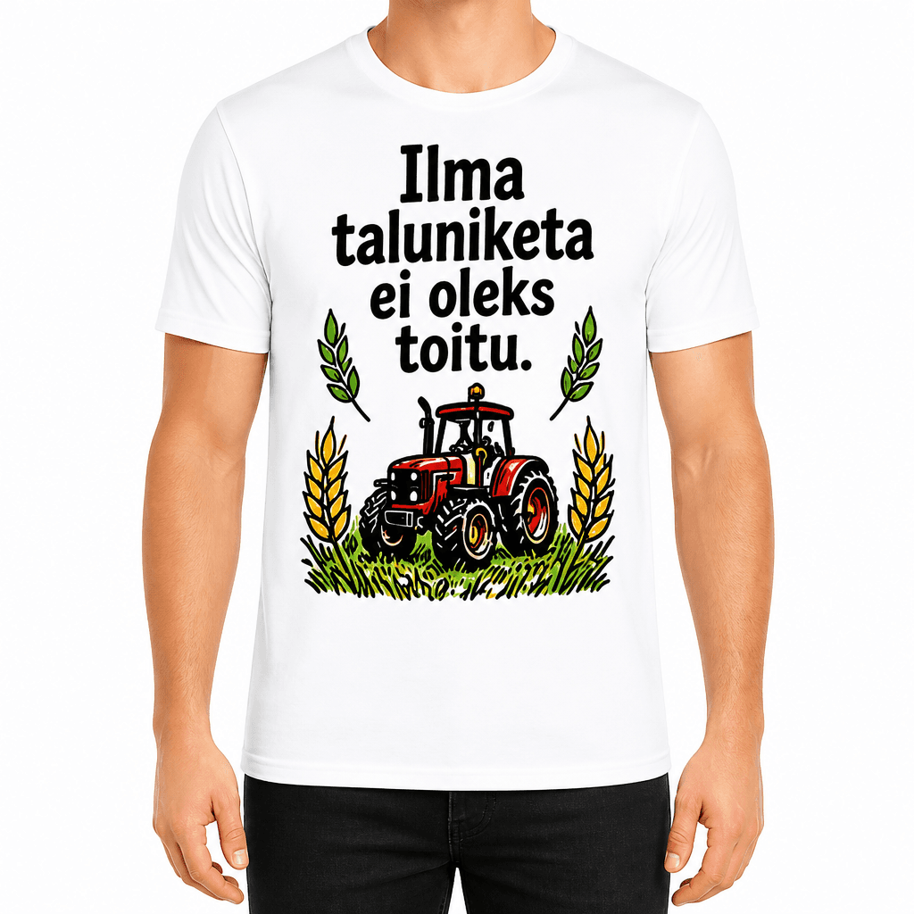 Talupidaja T-särk – Ilma taluniketa ei oleks toitu.