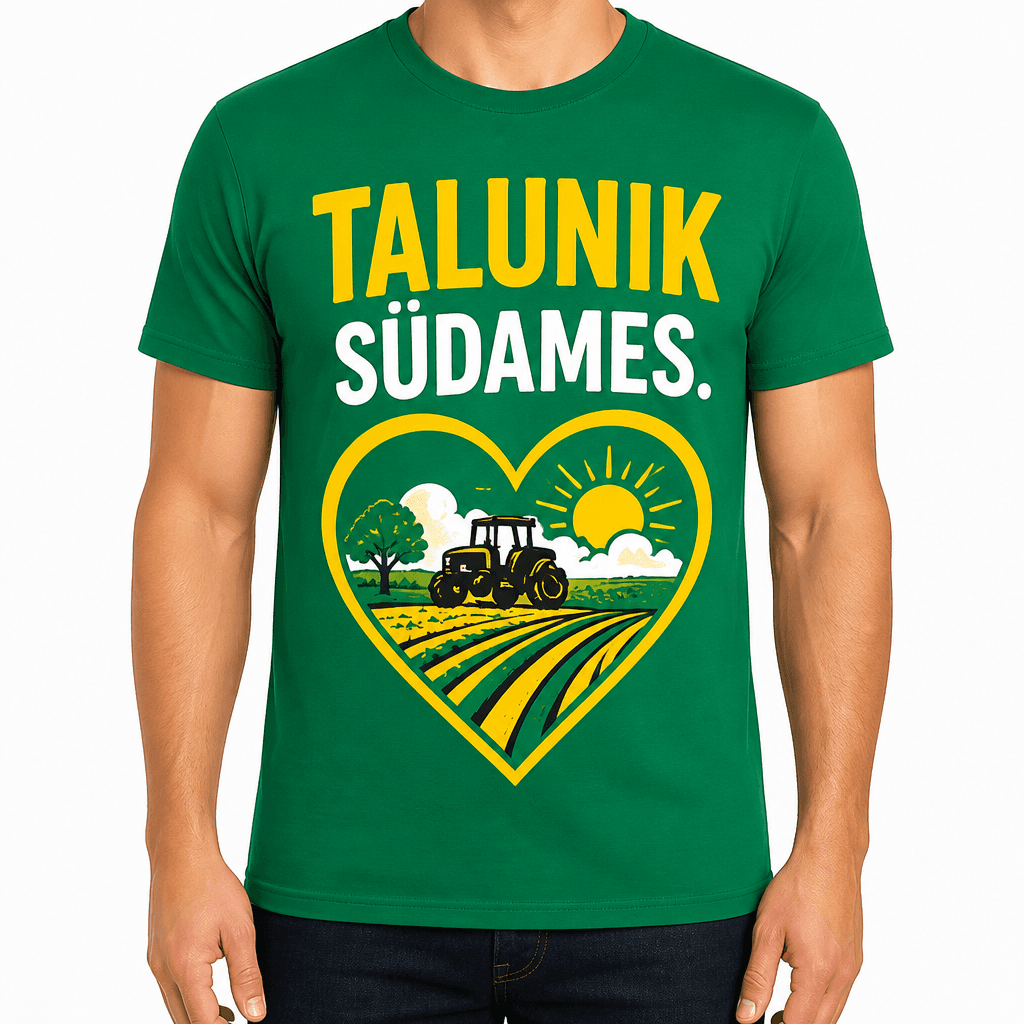 Talupidaja T-särk – TALUNIK SÜDAMES.