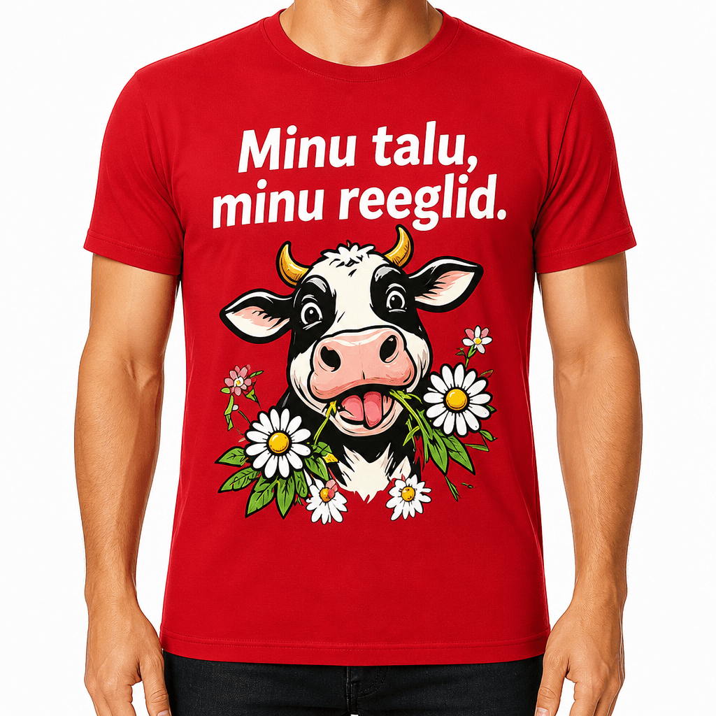 Talupidaja T-särk – Minu talu, minu reeglid.