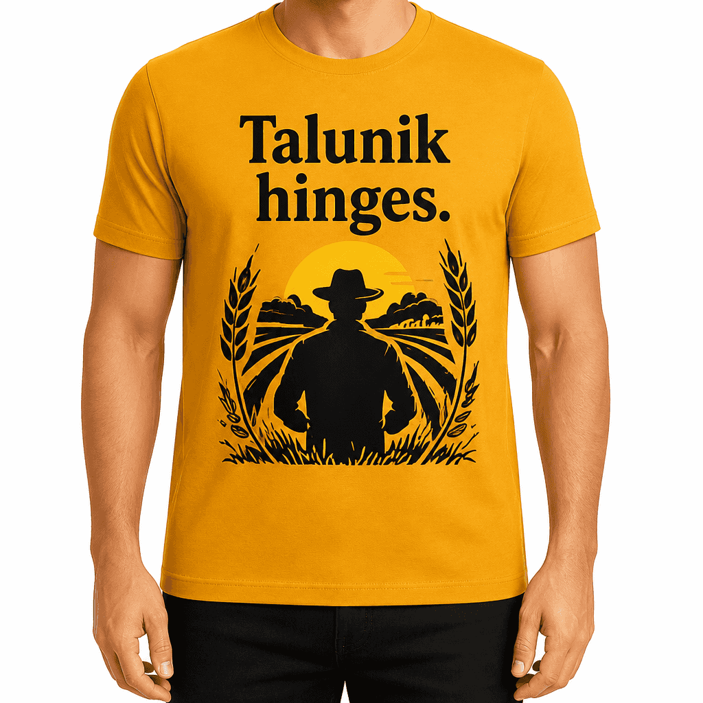 Talupidaja T-särk – Talunik hinges.
