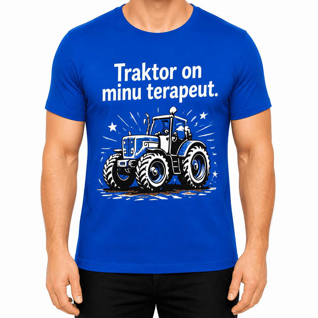 Talupidaja T-särk – Traktor on minu terapeut.