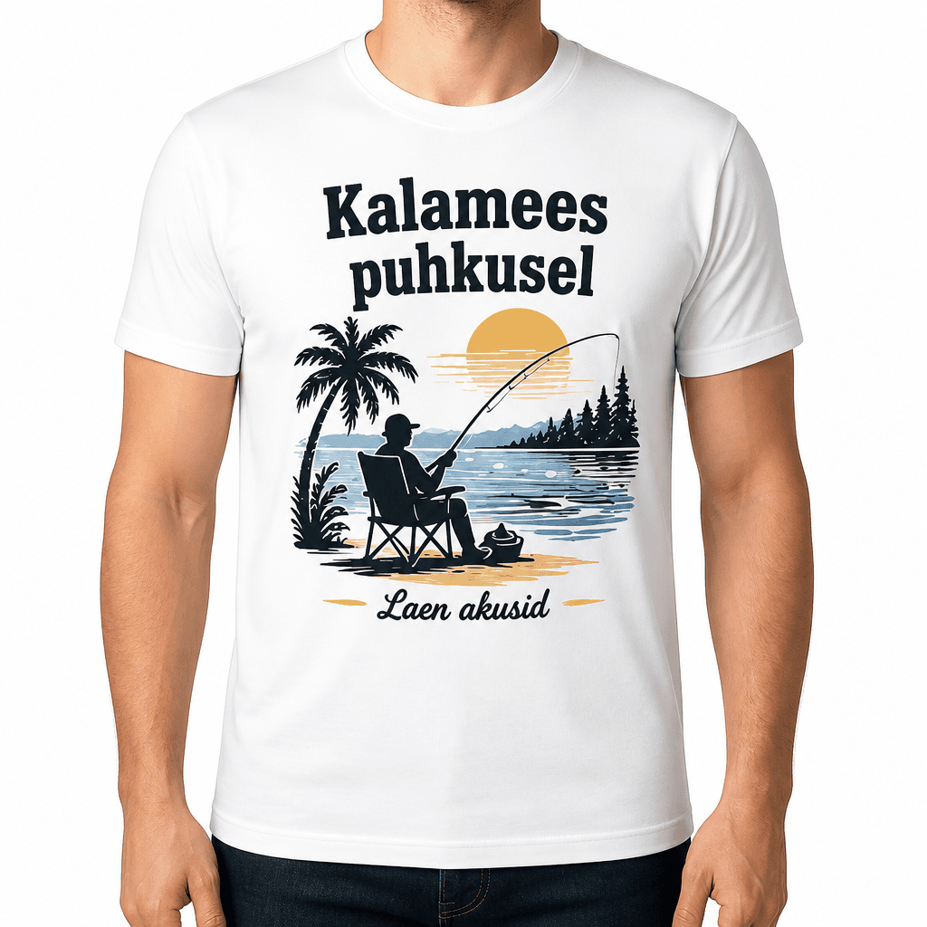 Kalamehe T-särk – Kalamees puhkusel