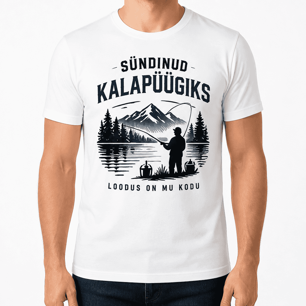 Kalamehe T-särk – Sündinud kalapüügiks
