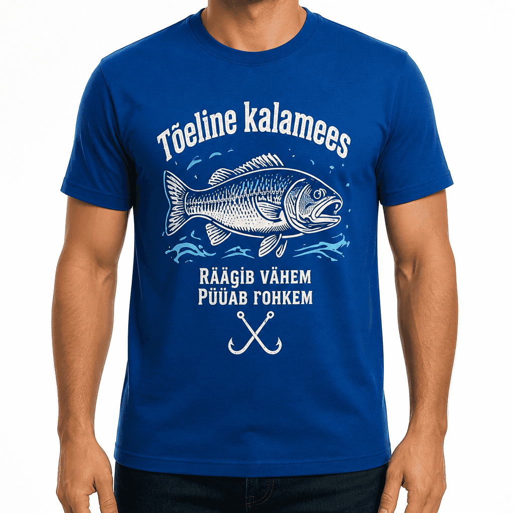 Kalamehe T-särk – Tõeline kalamees