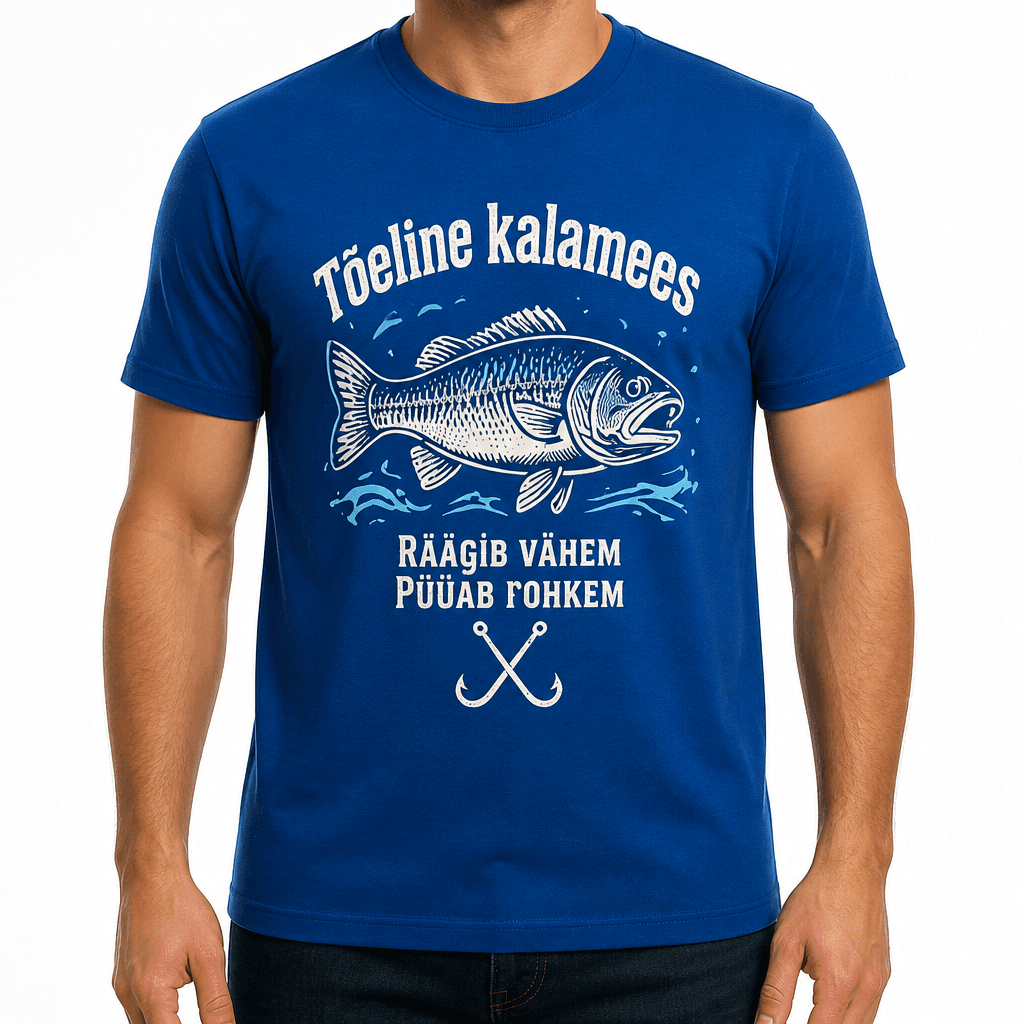 Kalamehe T-särk – Tõeline kalamees