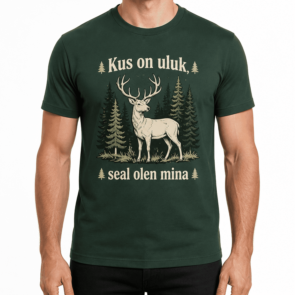 Jahimehe T-särk – Kus on uluk, seal olen mina