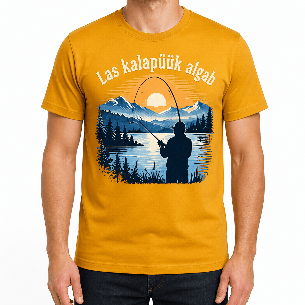 Kalamehe T-särk – Las kalapüük algab