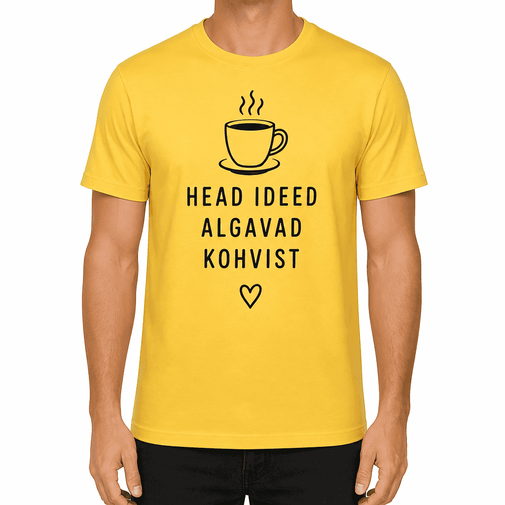 Kolleegi t-särk – Head ideed algavad kohvist