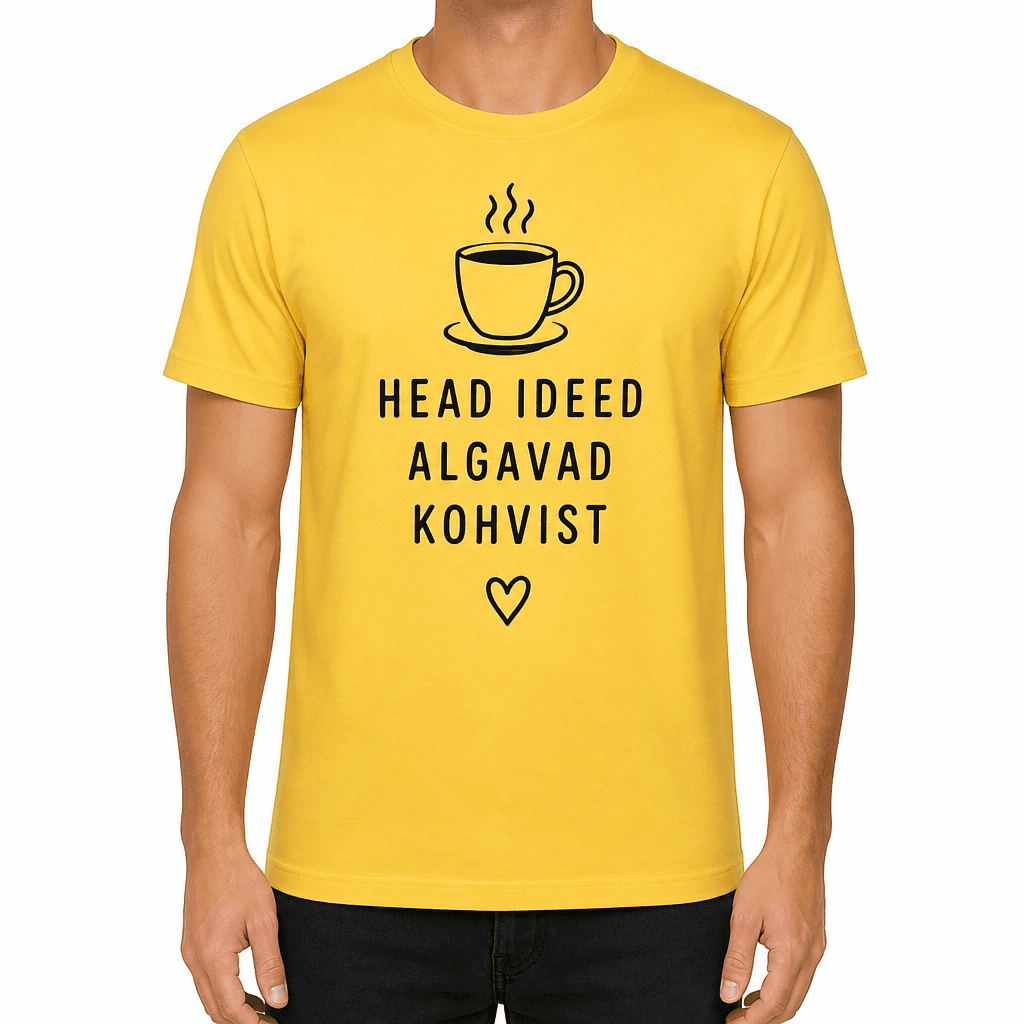 Kolleegi t-särk – Head ideed algavad kohvist